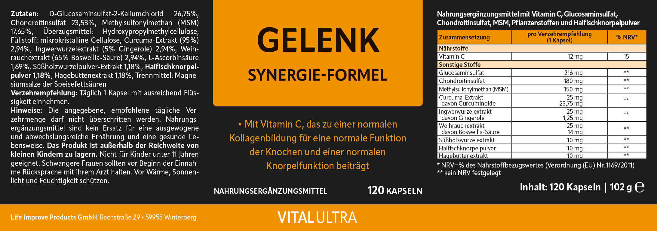 Produktabbildung oder Infografik