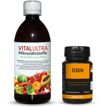 Vital Ultra Mikronährstoffe  + Eisen